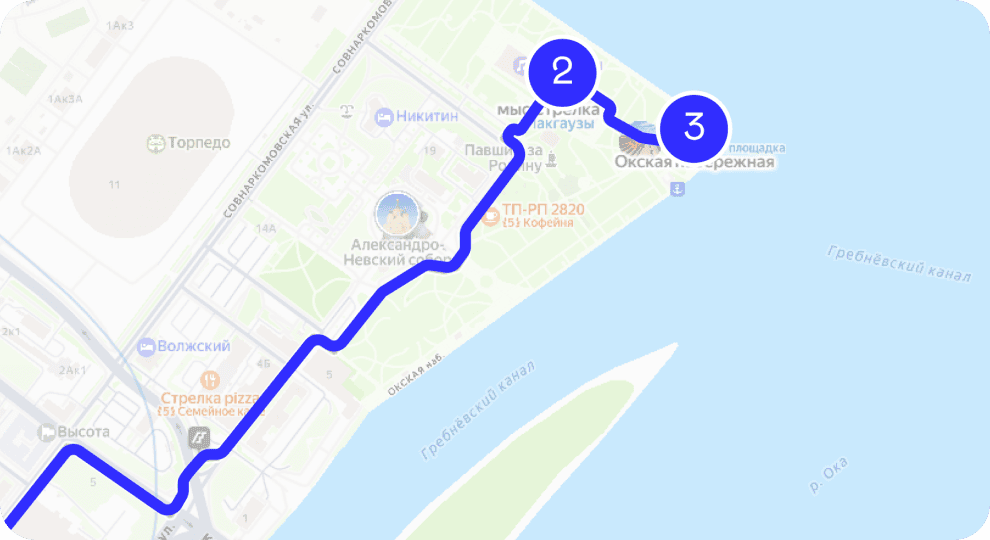 Персональный конструктор маршрутов по&nbsp;объектам для навигатора