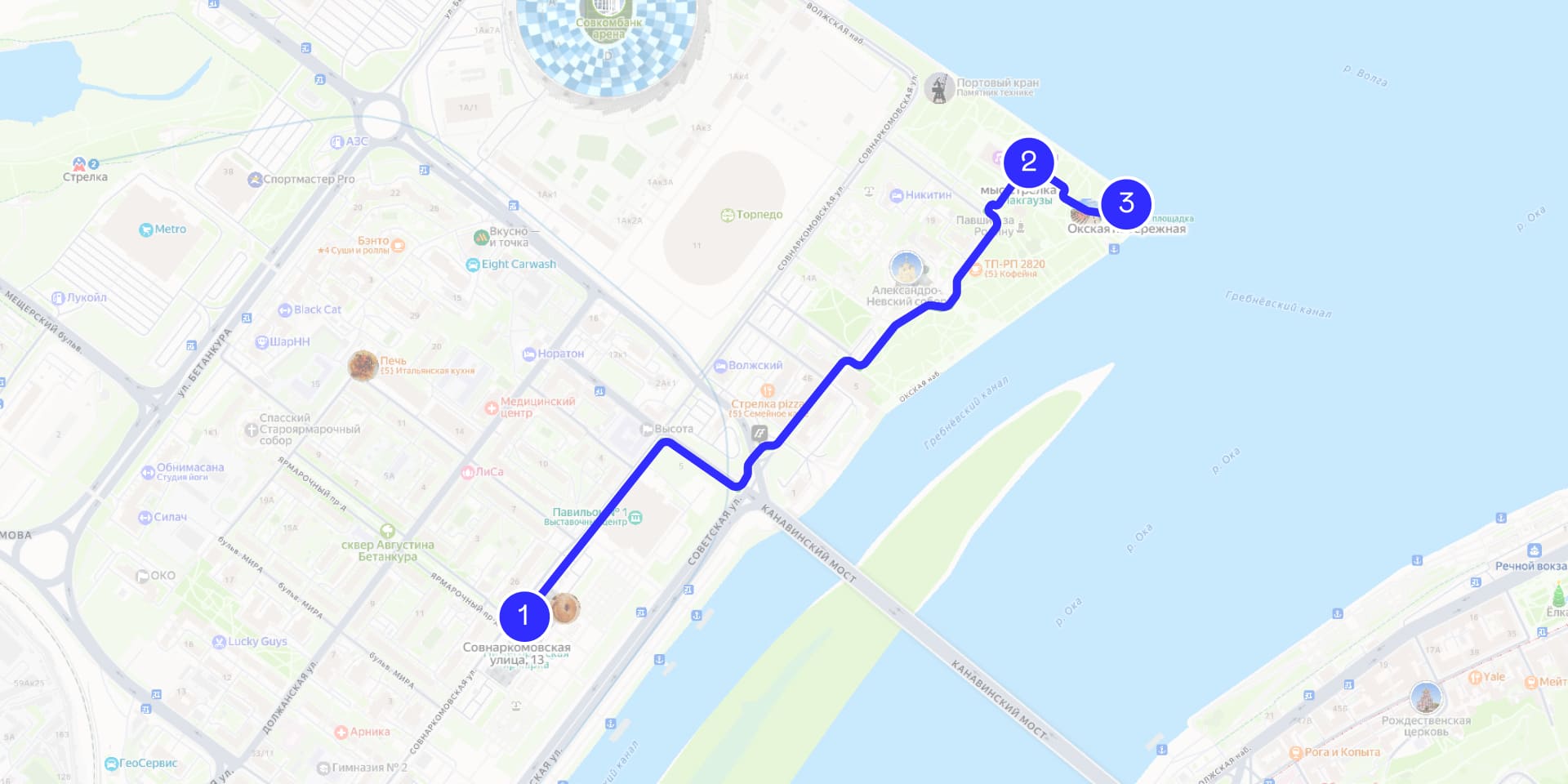 Персональный конструктор маршрутов по&nbsp;объектам для навигатора