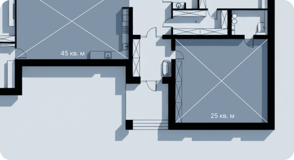 Автоматический расчет площади по чертежу на базе CV